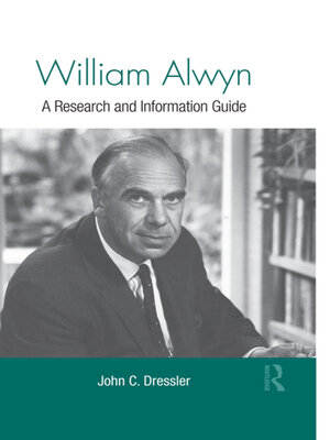 cover image of William Alwyn